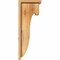 Ekena Millwork Del Monte Rough Sawn Corbel w/Backplate, Western Red Cedar, 8"W x 10"D x 26"H COR08X10X26DEL01RWR - alternate 2